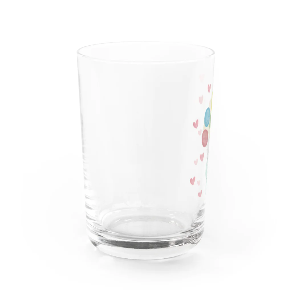 おちえるーむの風船とぞうさん Water Glass :left