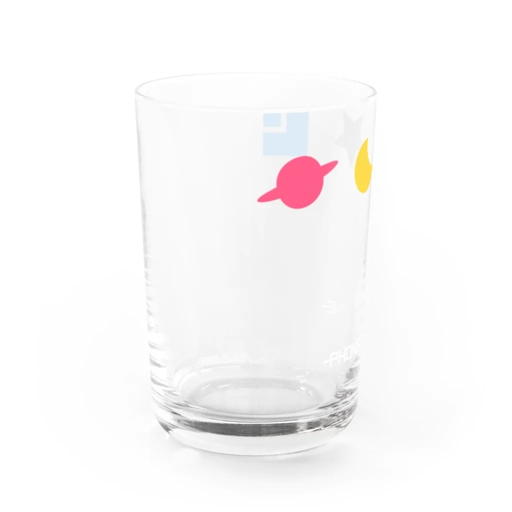 フォネオリゾーン オフィシャルグッズのフォネオリゾーングラス（アイコン） Water Glass :left