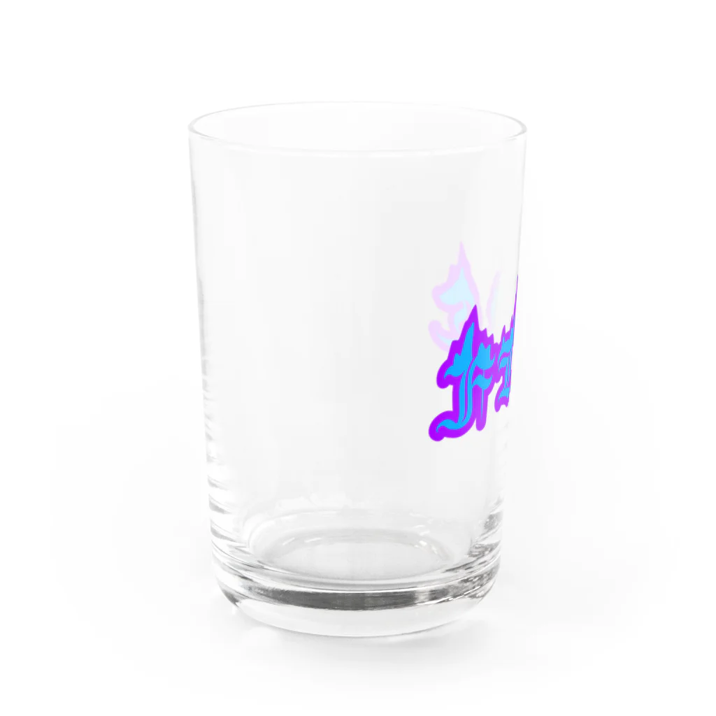 QB🦖のFIRE_w Water Glass :left