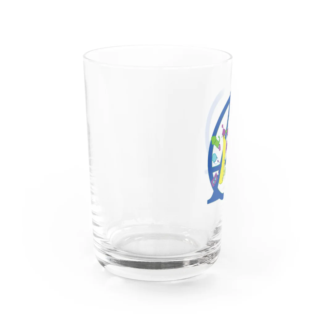 絶滅危惧種　suzuri 店の滅 Water Glass :left