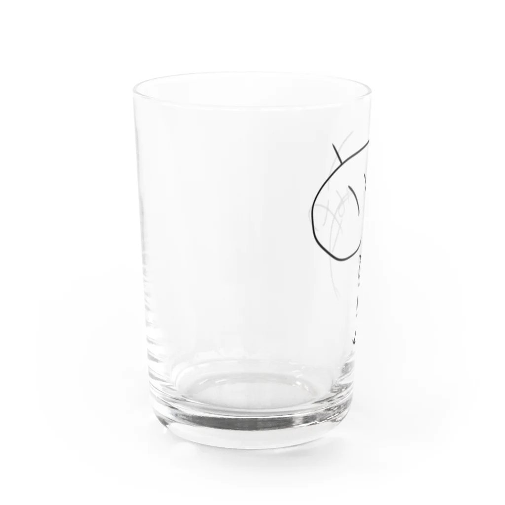 #らんたの飛蝗屋商会のjoushi no namae Water Glass :left