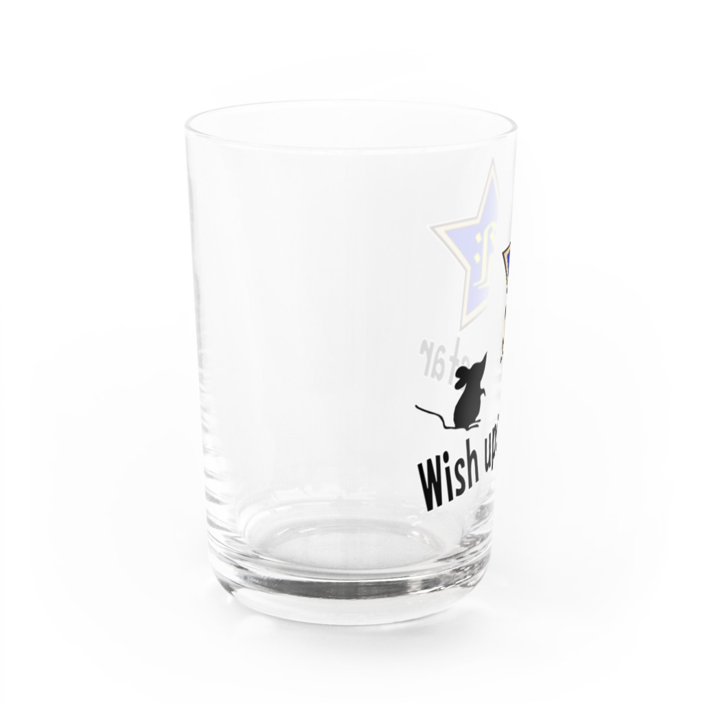 PY Kobo Yuko’ｓ Galleryの【開運祈願】星に願いを！ Wish upon a star! 子年生まれ守護梵字キリーク Water Glass :left