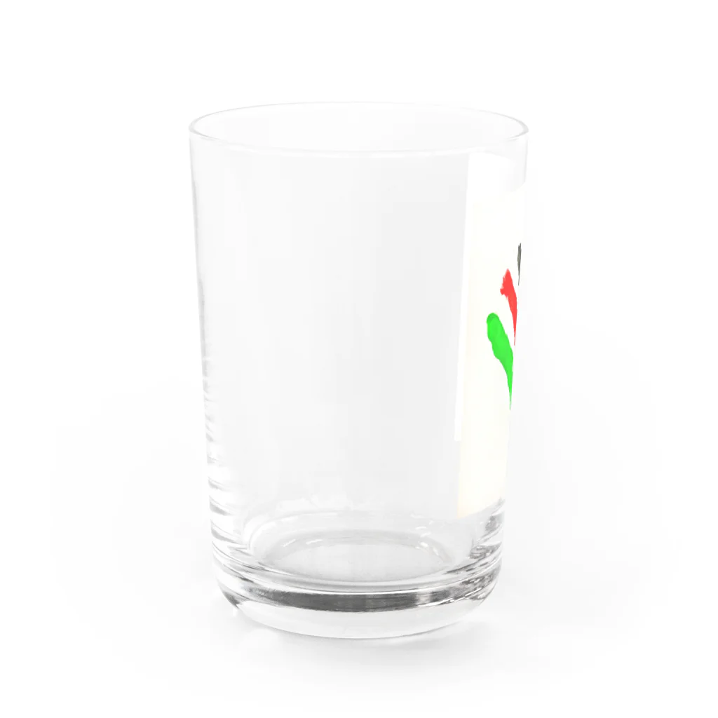 手描き屋の指線描き Water Glass :left