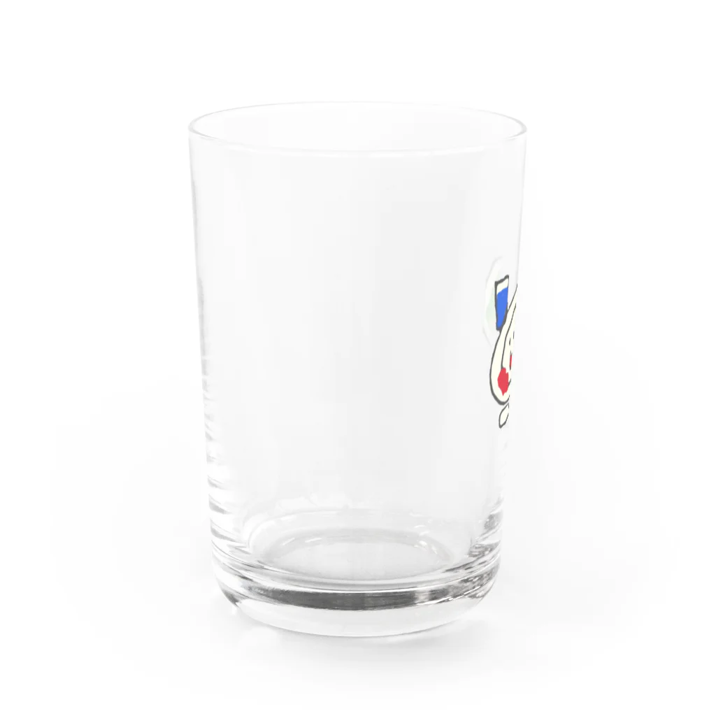 四角くてカリカリのカレーライス Water Glass :left