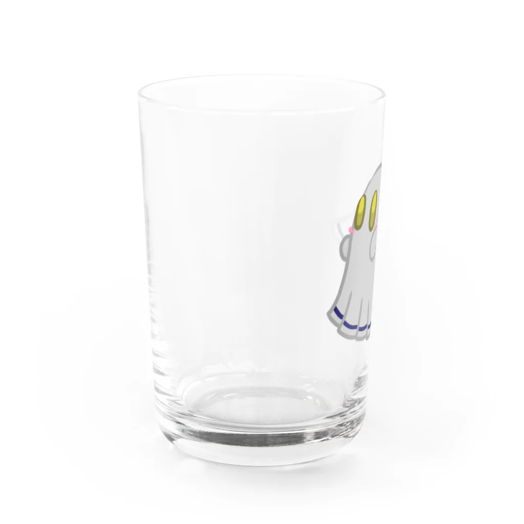 ウサネコのゾワゾワごーすと Water Glass :left