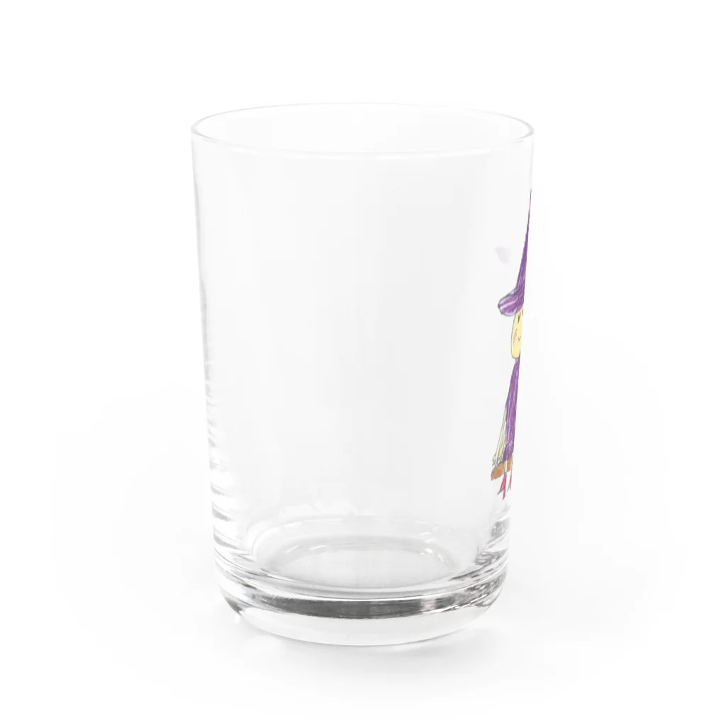 いいことかあるかもしれないお店の赤い靴を履いた魔女 Water Glass :left