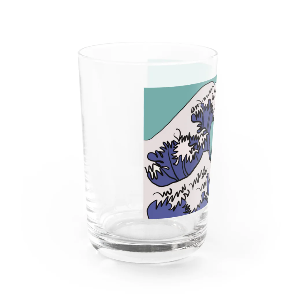 tamaccoの井の中の蛙、大海を知った。 Water Glass :left