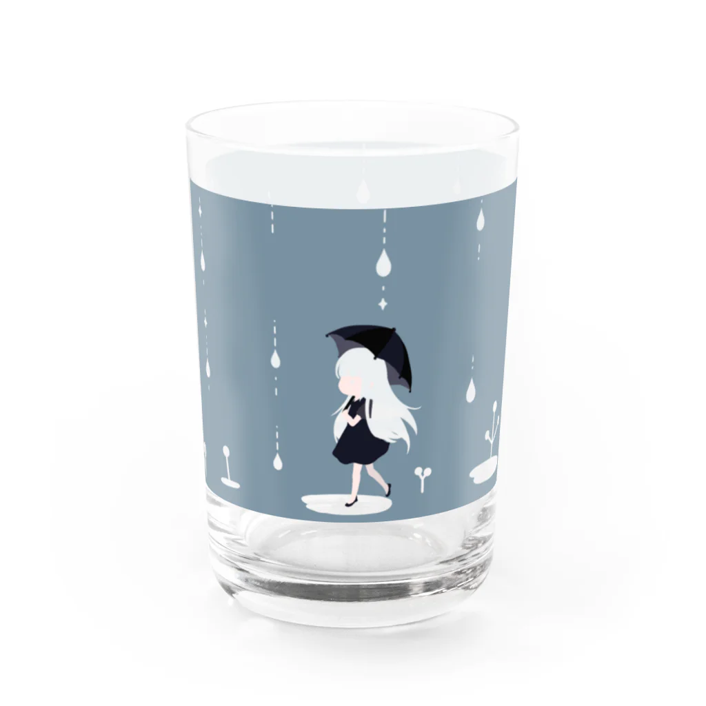 つちのこのあめの日 Water Glass :left