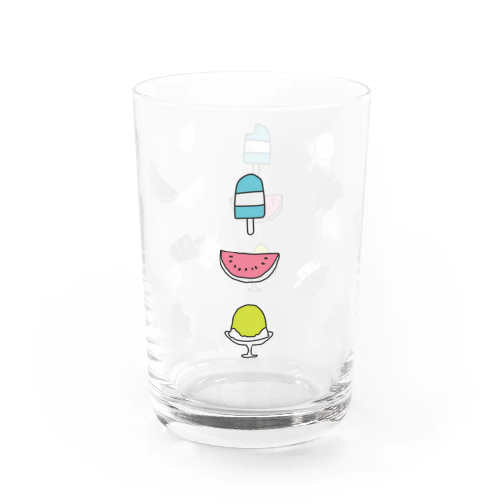 milshopのなつのおかし-のみもの- Water Glass :left