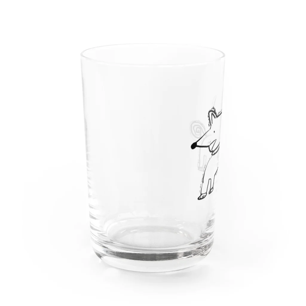 Fumito Abe / neccoのあべさんの犬 Water Glass :left