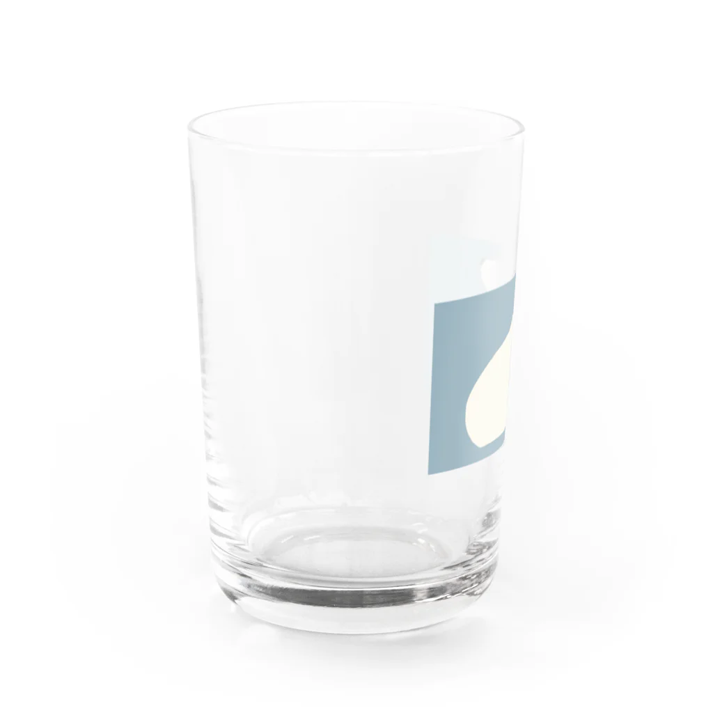 ぽぽもりのシロクマ Water Glass :left