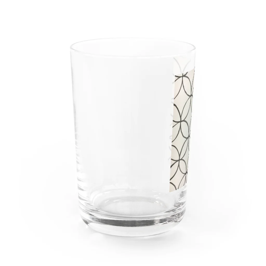 手描き屋の七宝　墨 Water Glass :left