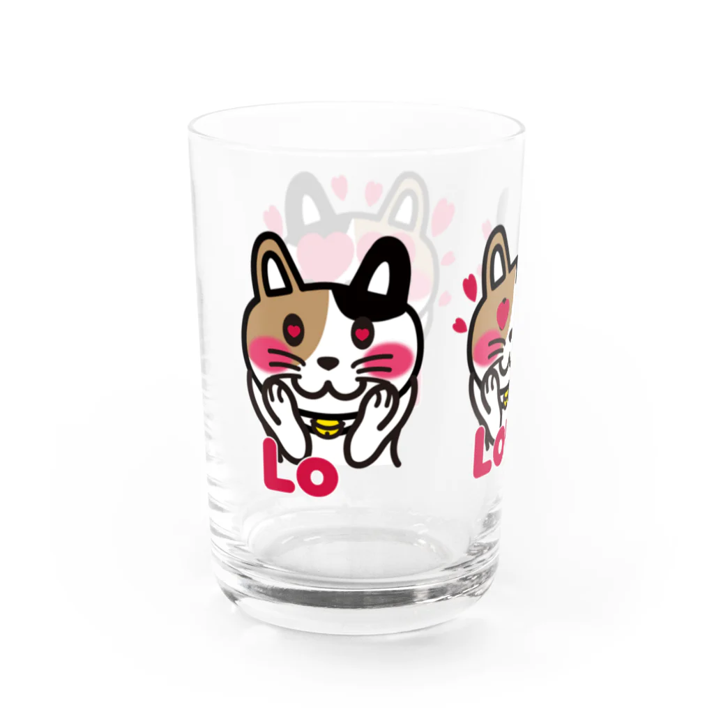 キッズモード某のねこLove Water Glass :left