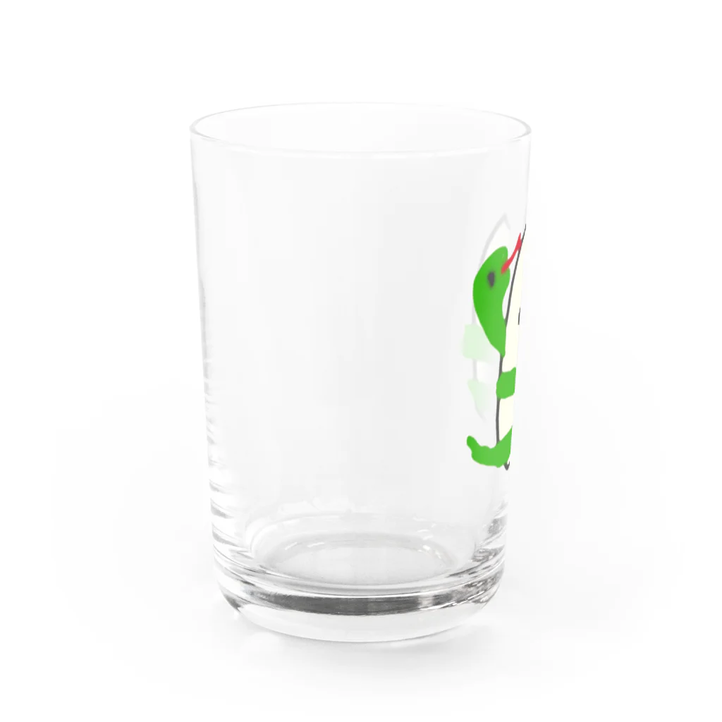 四角くてカリカリのアマゾネス Water Glass :left