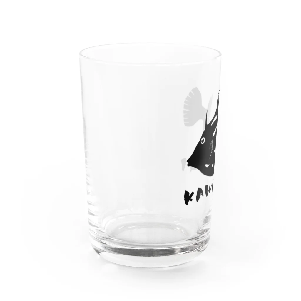 うおざかなのカワハギ Water Glass :left