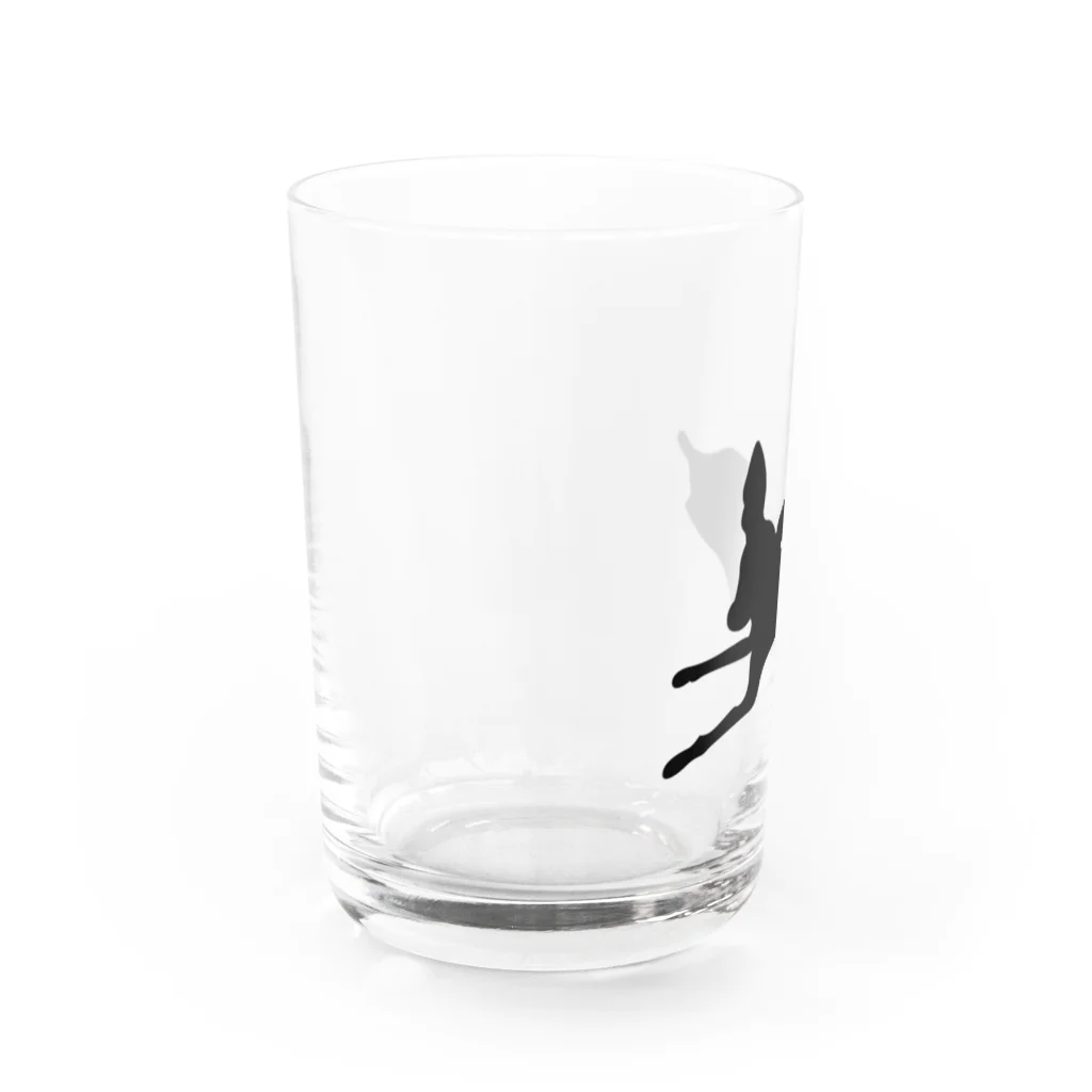 元帥 栞⋆*のミニピンのあずきちゃん Water Glass :left