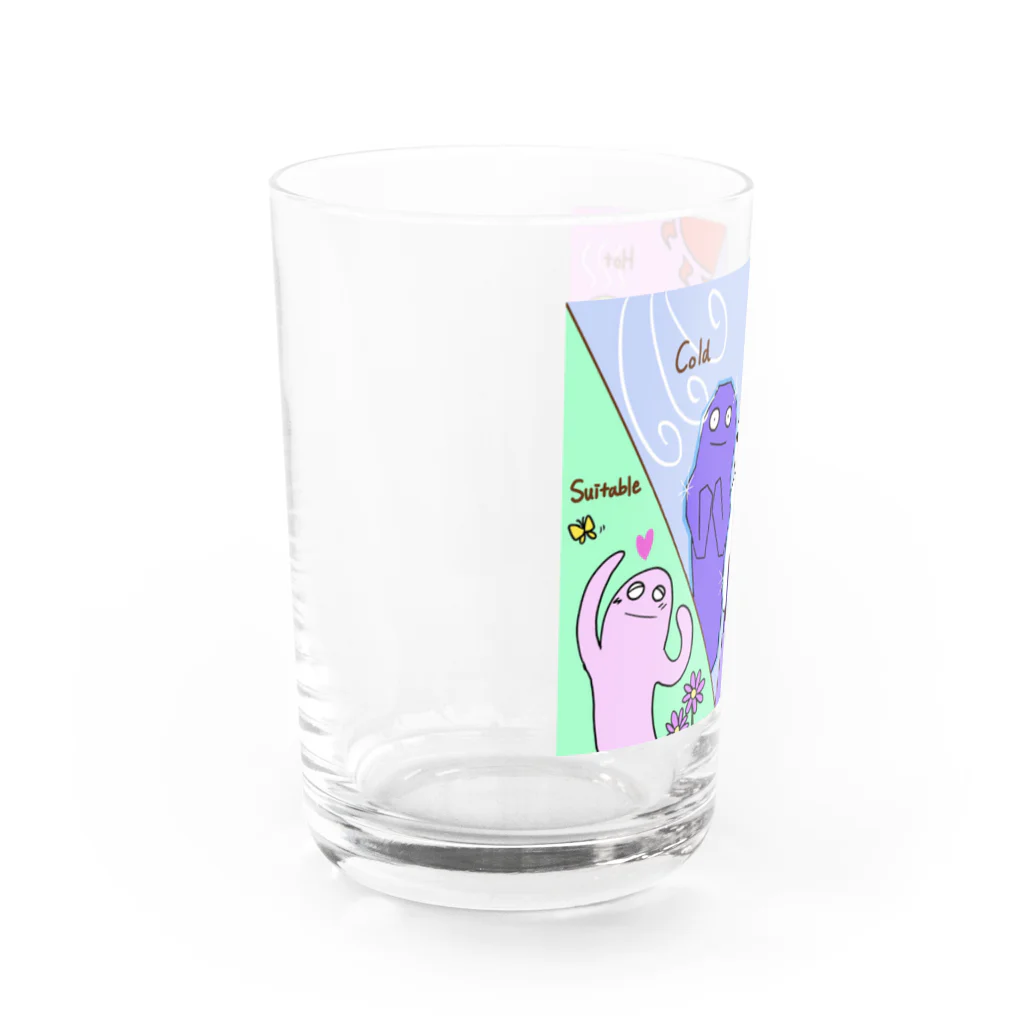 オカイのshiki oriori Water Glass :left