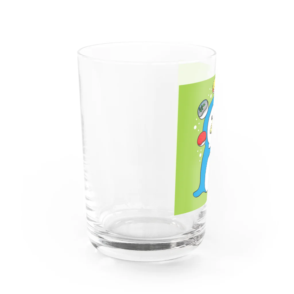 白玉shopのはんぺん　手まり寿司 Water Glass :left