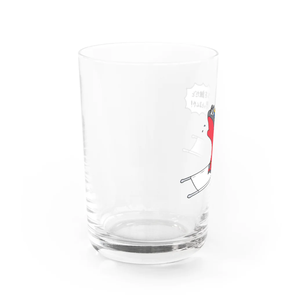 にーの - ninoの担架の上で啖呵を切るタンカー Water Glass :left