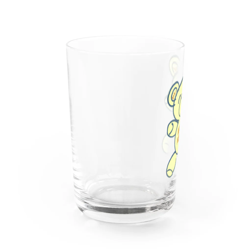 NAZU MINIのNAZU MINI bear （yellow）グッズ Water Glass :left