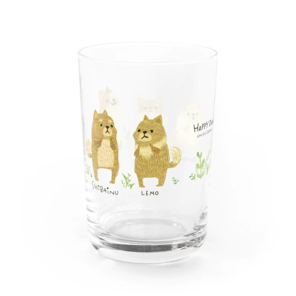 SORAHANAのHAPPY DOG Water Glass :left