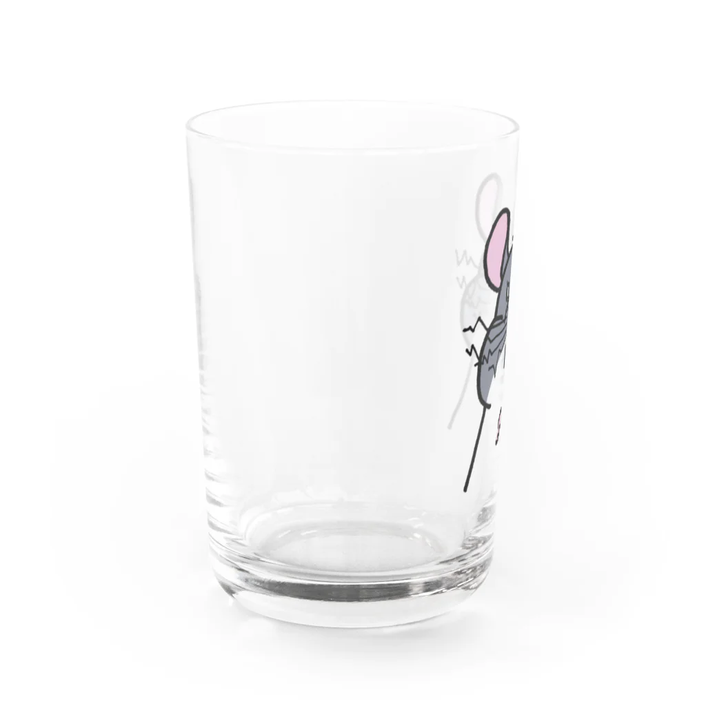 チンチラごまめと愉快な仲間たちのびっくりごまめ Water Glass :left