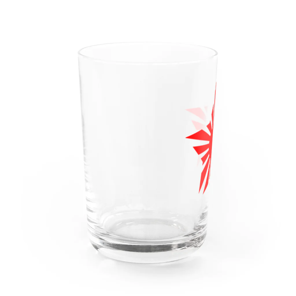 旭日ショップの【オシャレ！】星型旭日旗 Water Glass :left