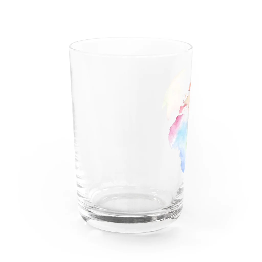 azure designの地球 Water Glass :left