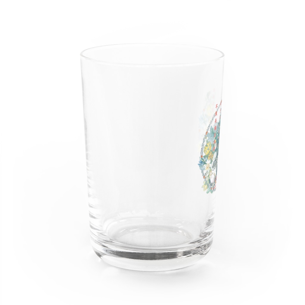 Forever HANKOKIのおはなもりもり山月記 Water Glass :left