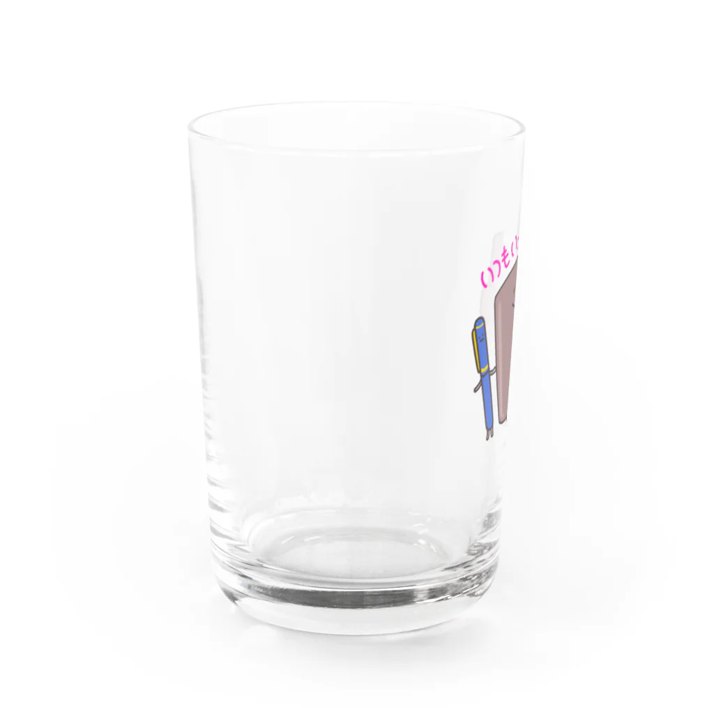 MONYAEの万年筆くんとシステム手帳さん Water Glass :left