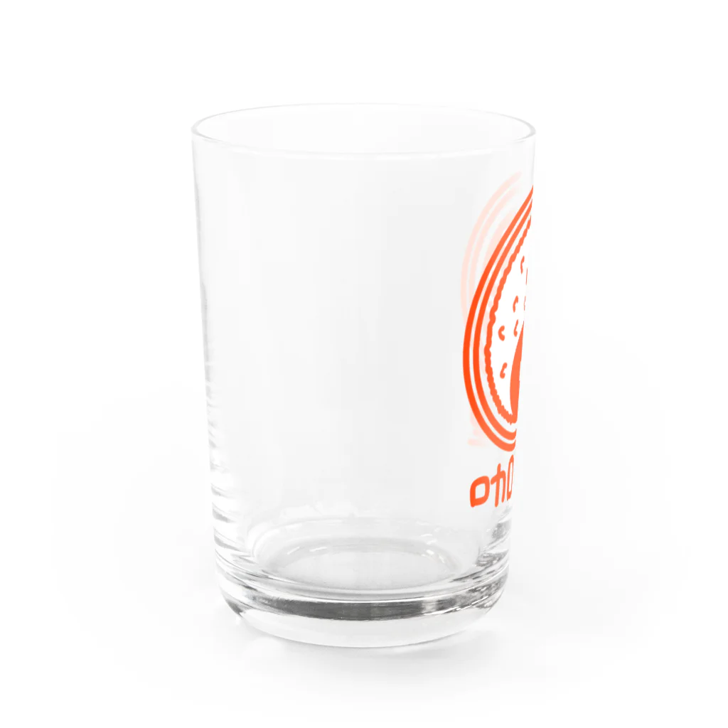 蛇口〆太のお店の無い家紋-陰陽巴カレーライス- Water Glass :left