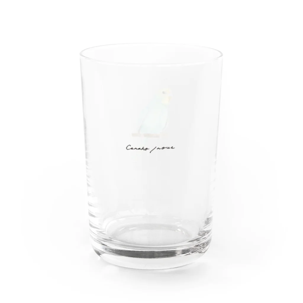 Canako Inoueのインコ Water Glass :left