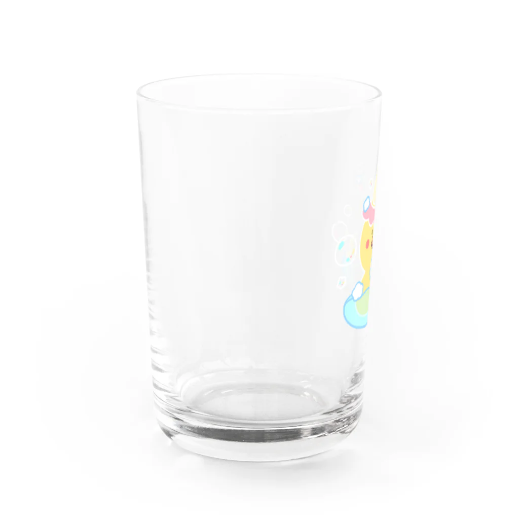 おてんば魔法店のあひるちゃんのぷかぷかバスタイム Water Glass :left