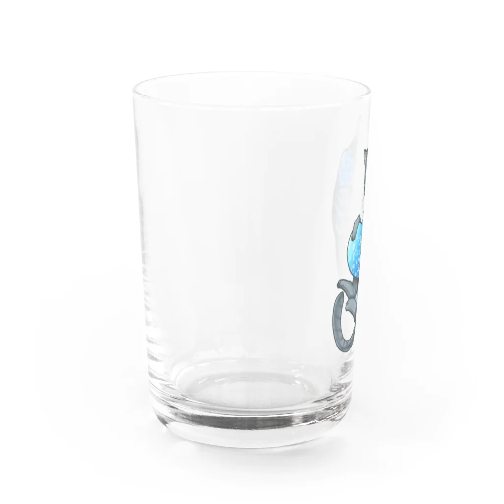 miku'ꜱGallery星猫のロシアン ブルー ハート💙 Water Glass :left