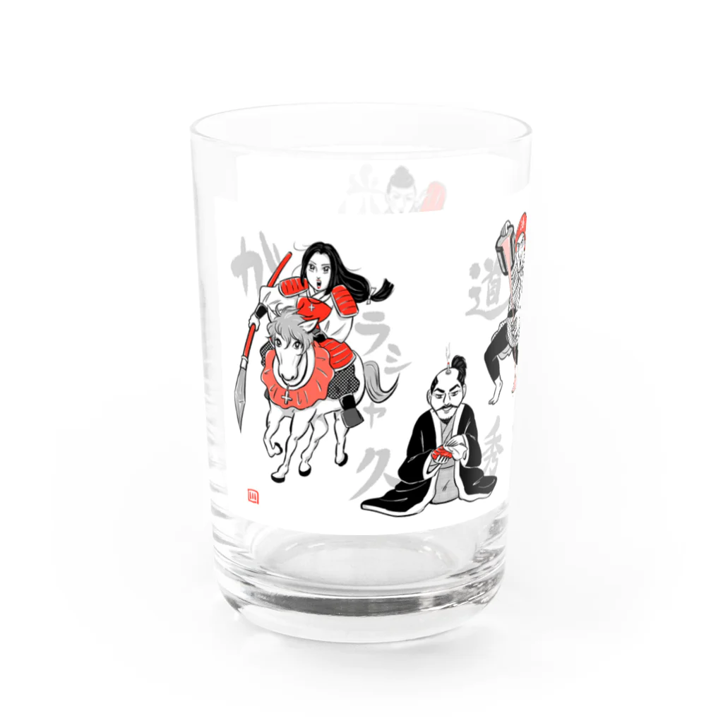 カワグチマサミのグッズの実は○○だった!?戦国武将姫 Water Glass :left