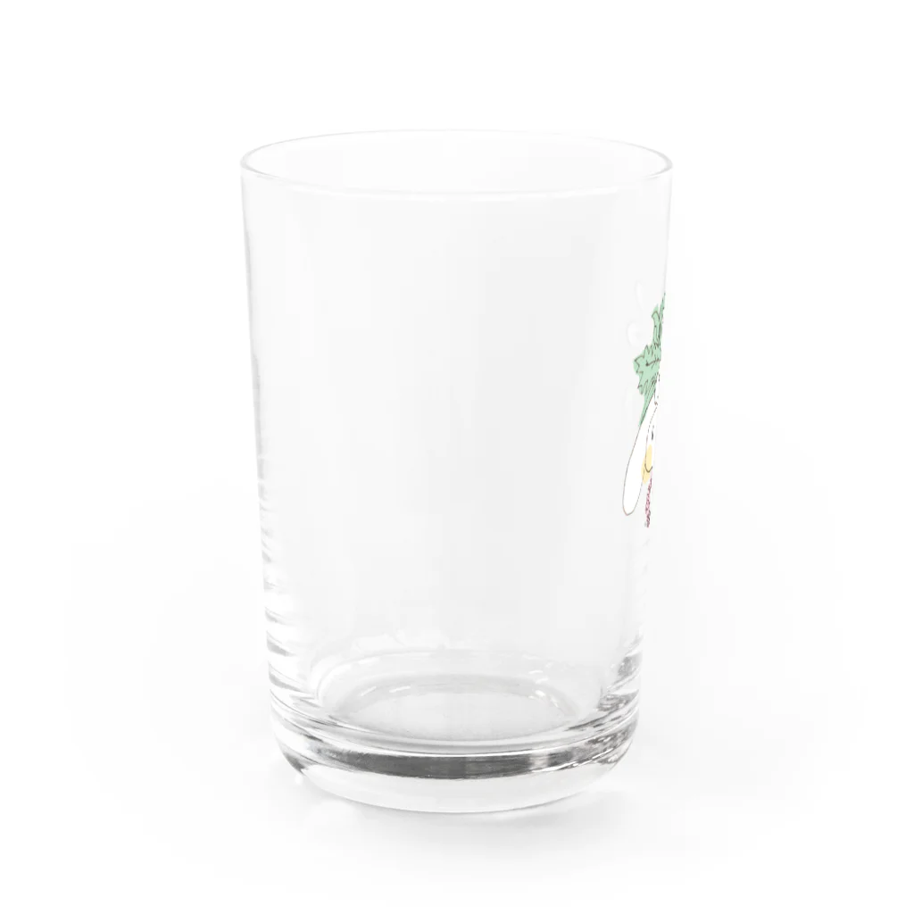 かじわら あゆみのaloha chan Water Glass :left