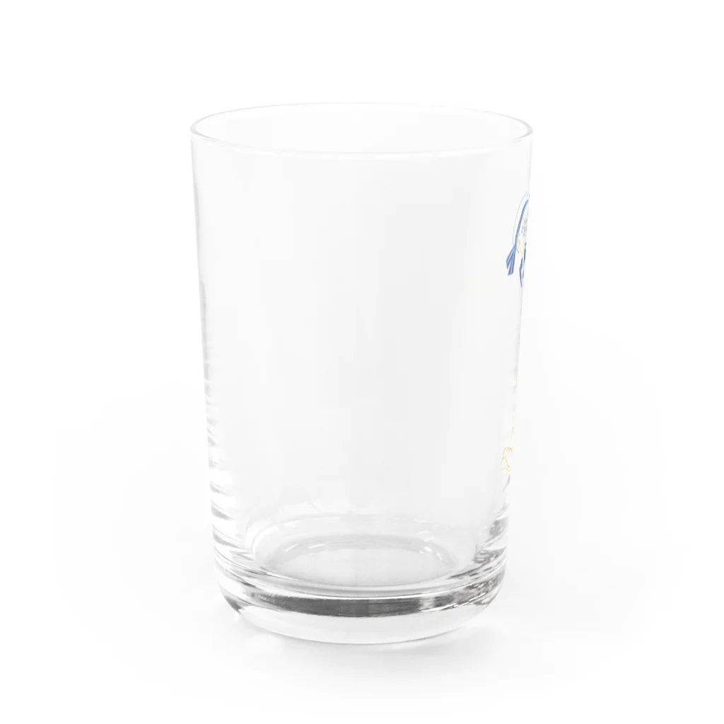 ゆゆゆのすずりの夏のセーラー服ボーイ Water Glass :left