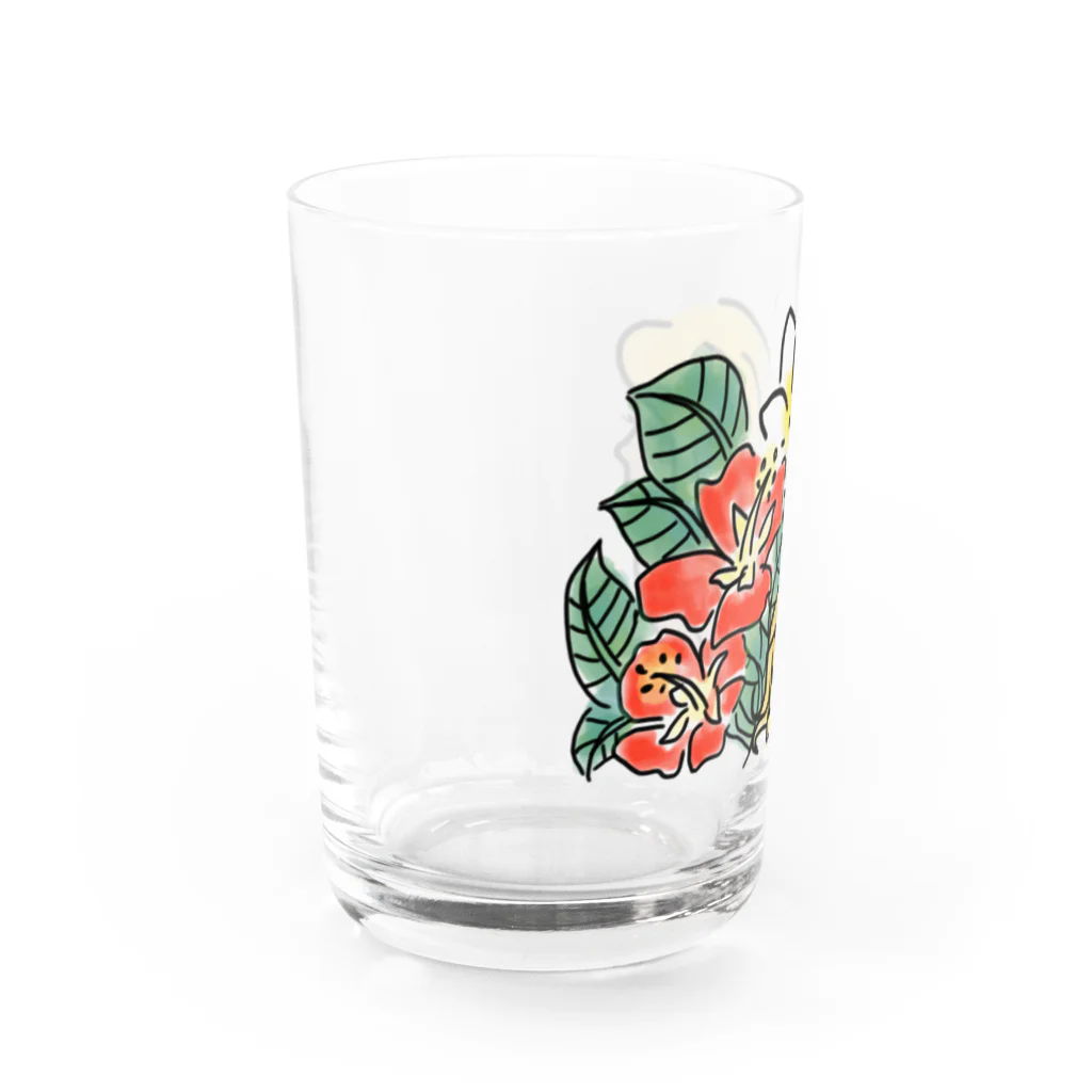 downtheseaのsummer girl Water Glass :left