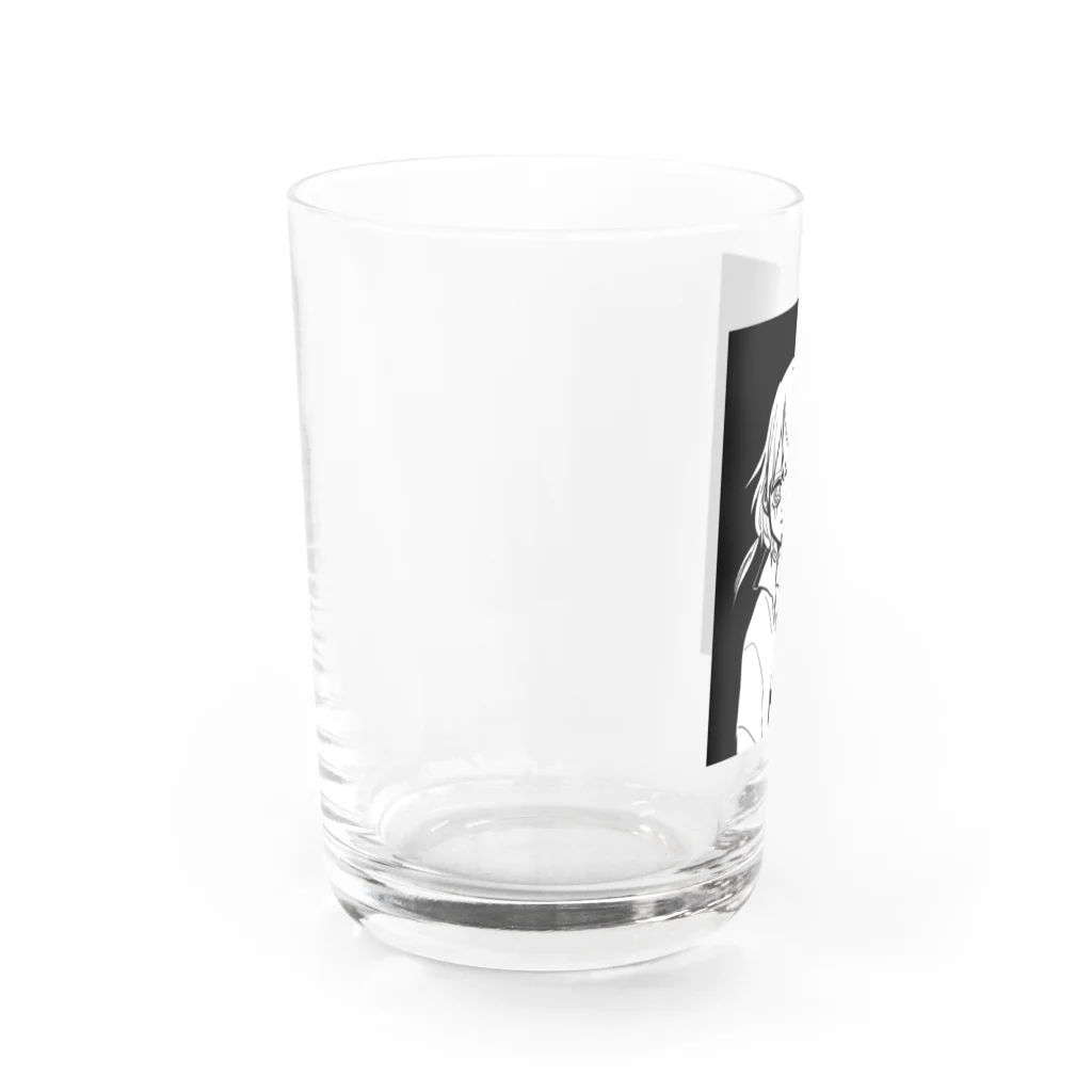 おねむりやのかなしそうなコップ Water Glass :left
