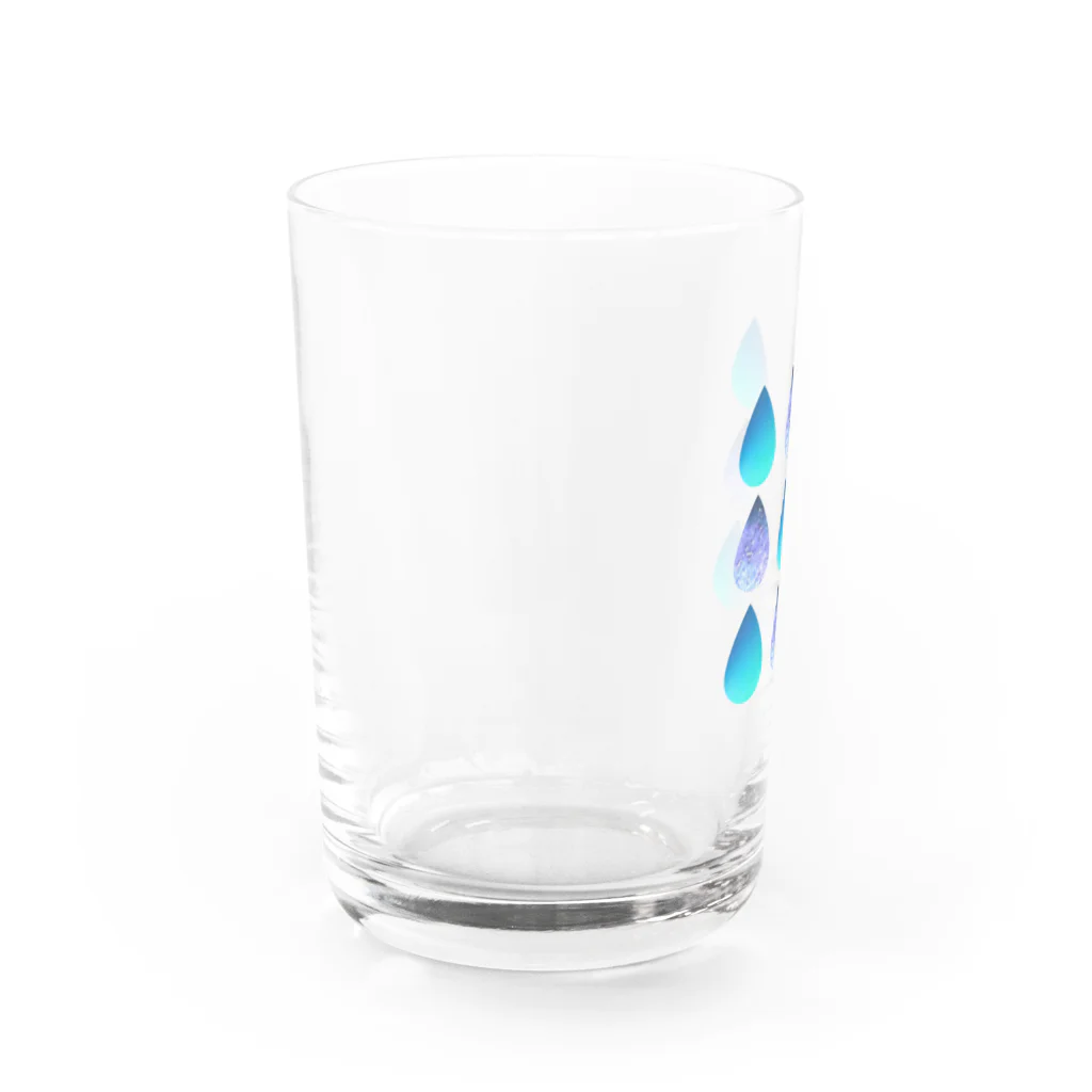 梅のJewel drops Water Glass :left