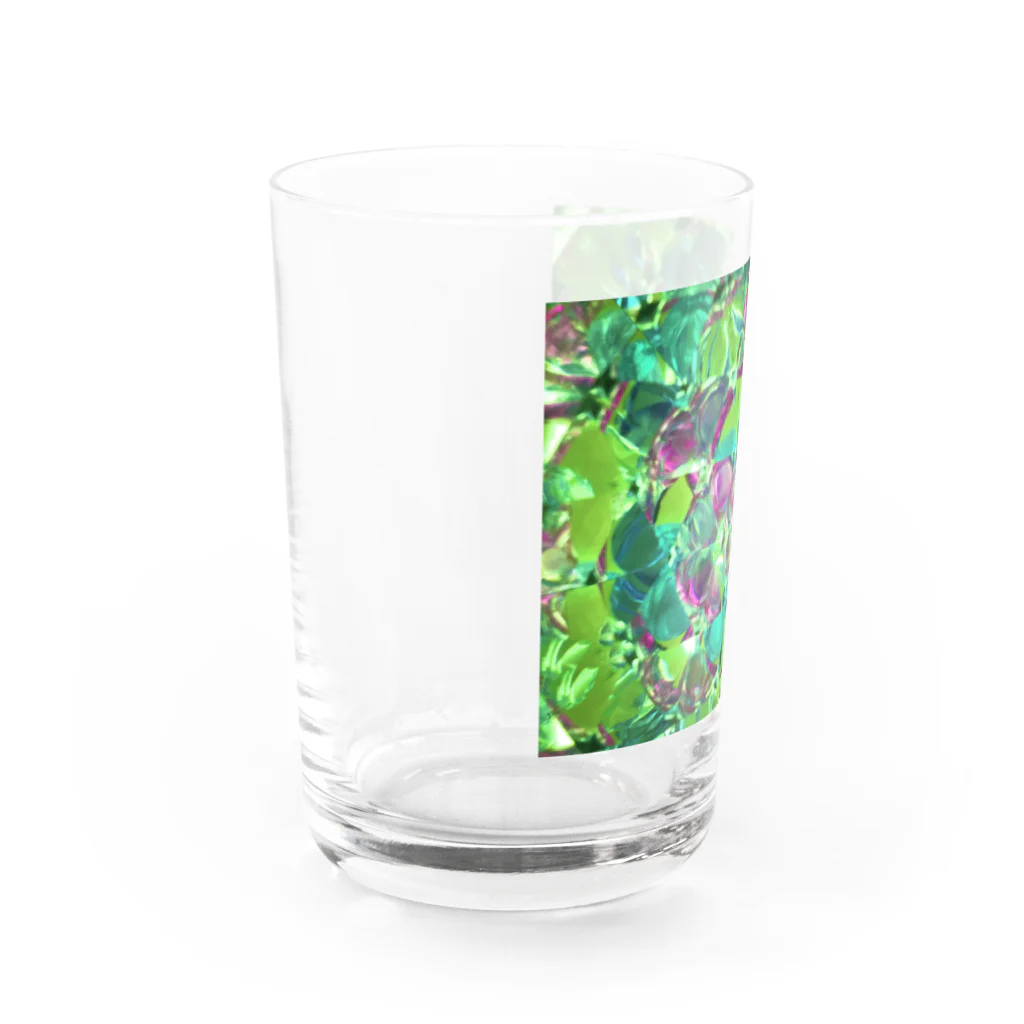 Parfume-weaverの万華鏡　グリーン Water Glass :left