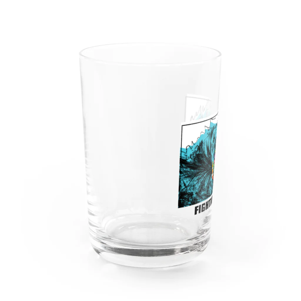 AGOAのファイティングマン Water Glass :left