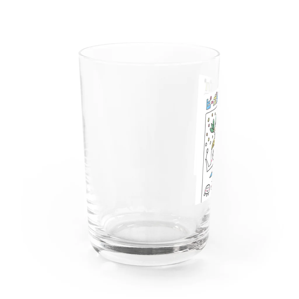 パラボラッチョ・チョンのピーポンパパパ 王 Water Glass :left