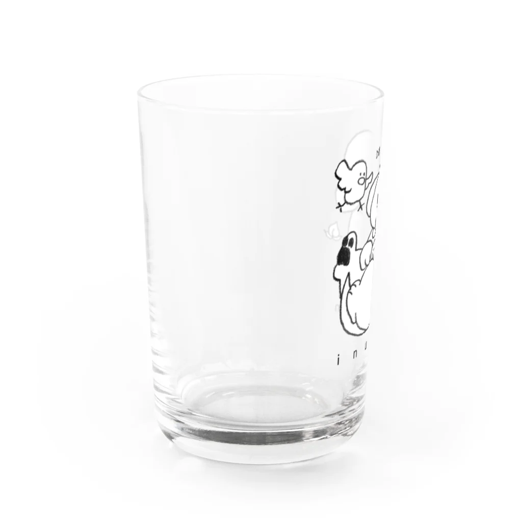 いぬけんやさんのいぬけん「むっ」 Water Glass :left