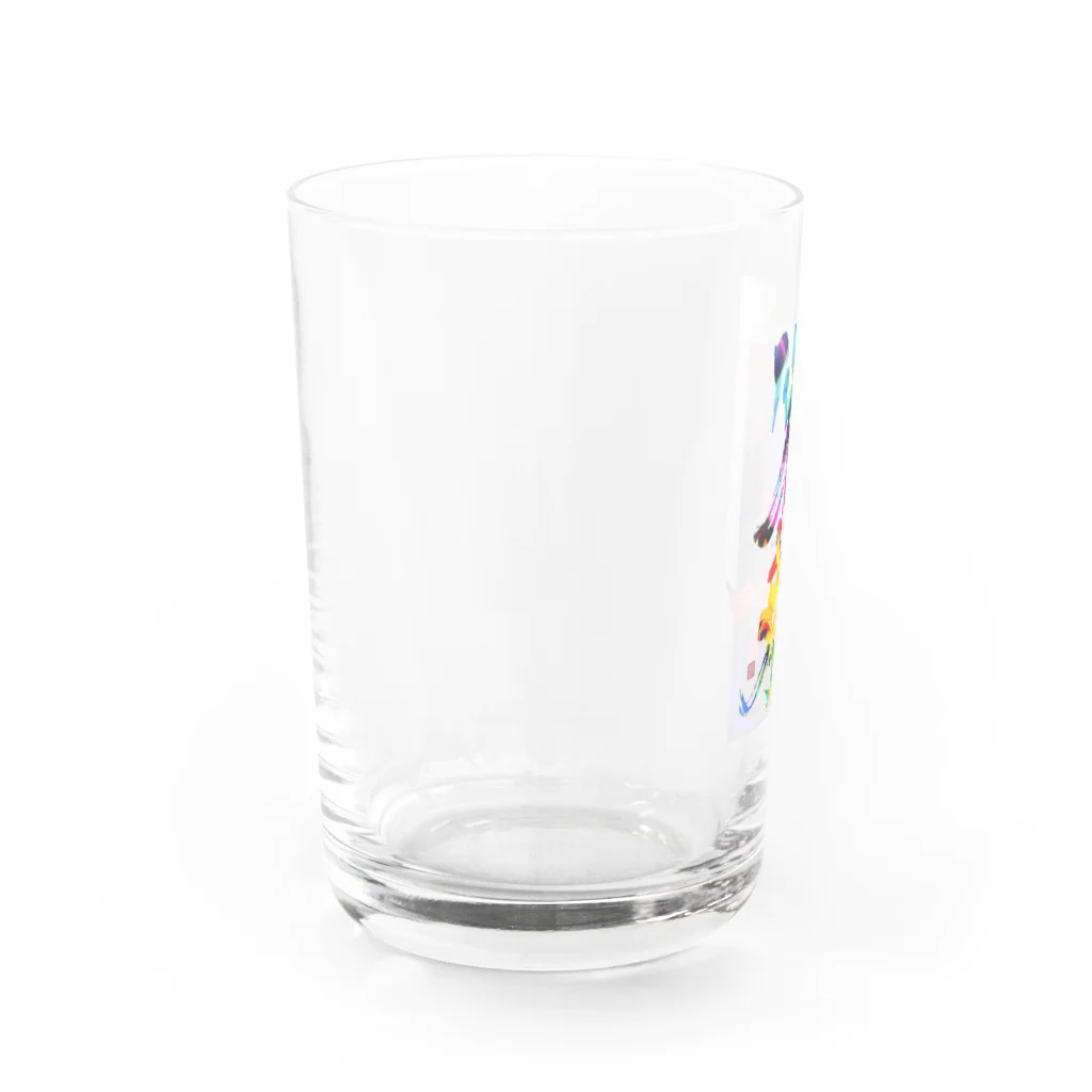 aya4548kaの笑顔で過ごそう Water Glass :left