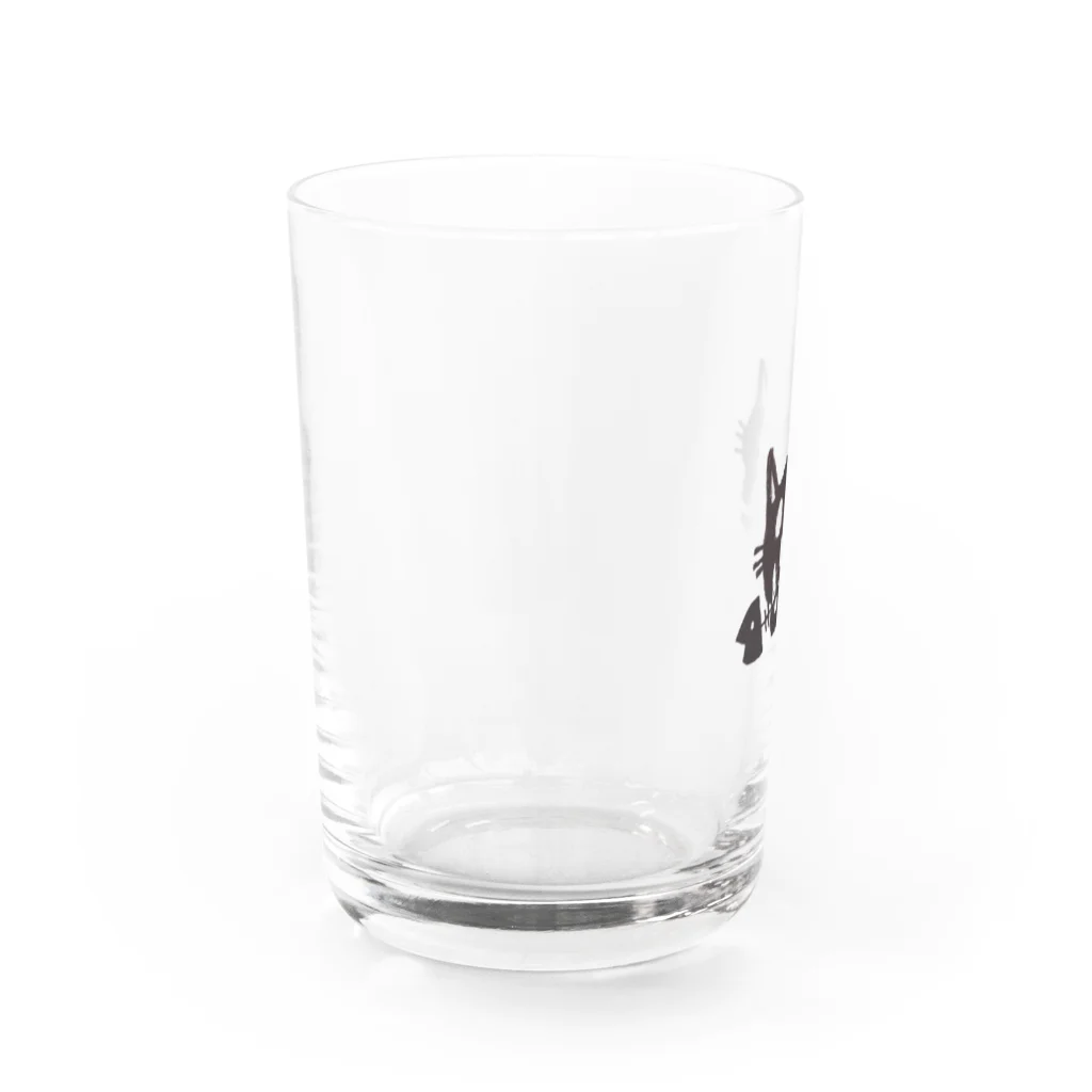 夜々彩娘🧩のネコドクロさん Water Glass :left