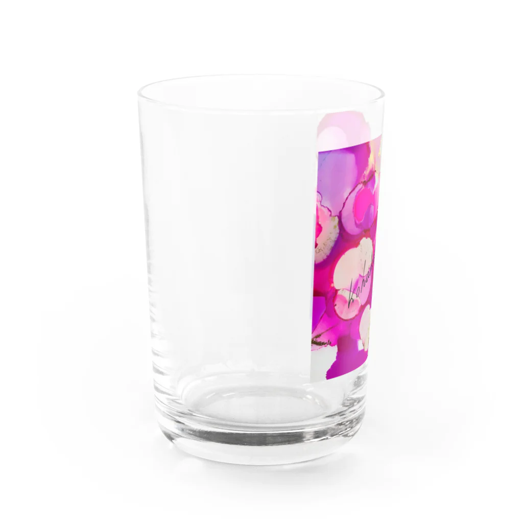 kohaku_no.5のサンセットピンク Water Glass :left