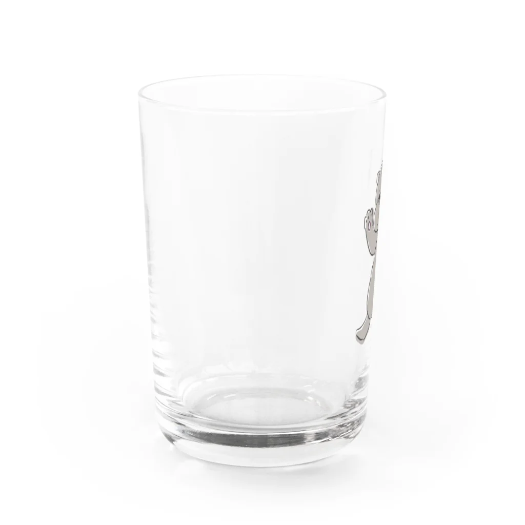 あめこやのくまおのおはよう Water Glass :left