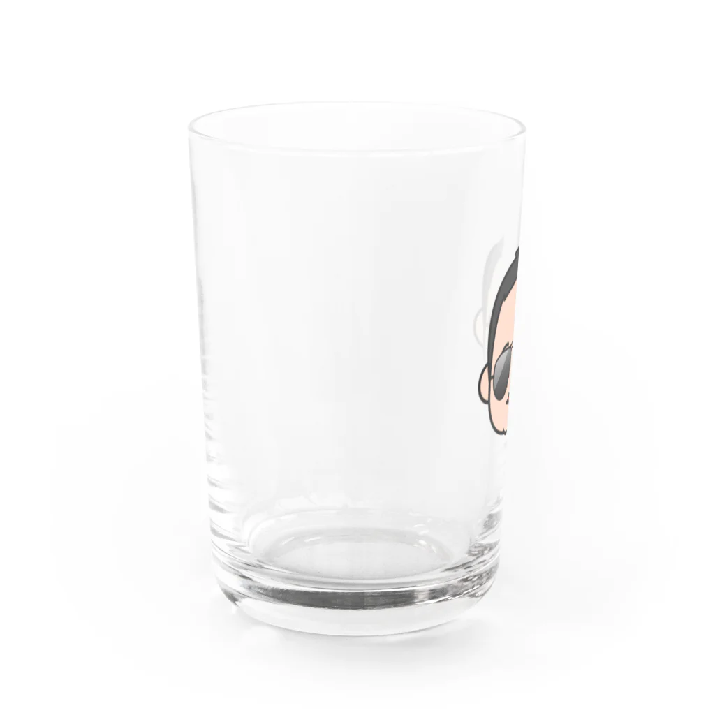 Michi Designの赤ちゃん社長（サングラス） Water Glass :left