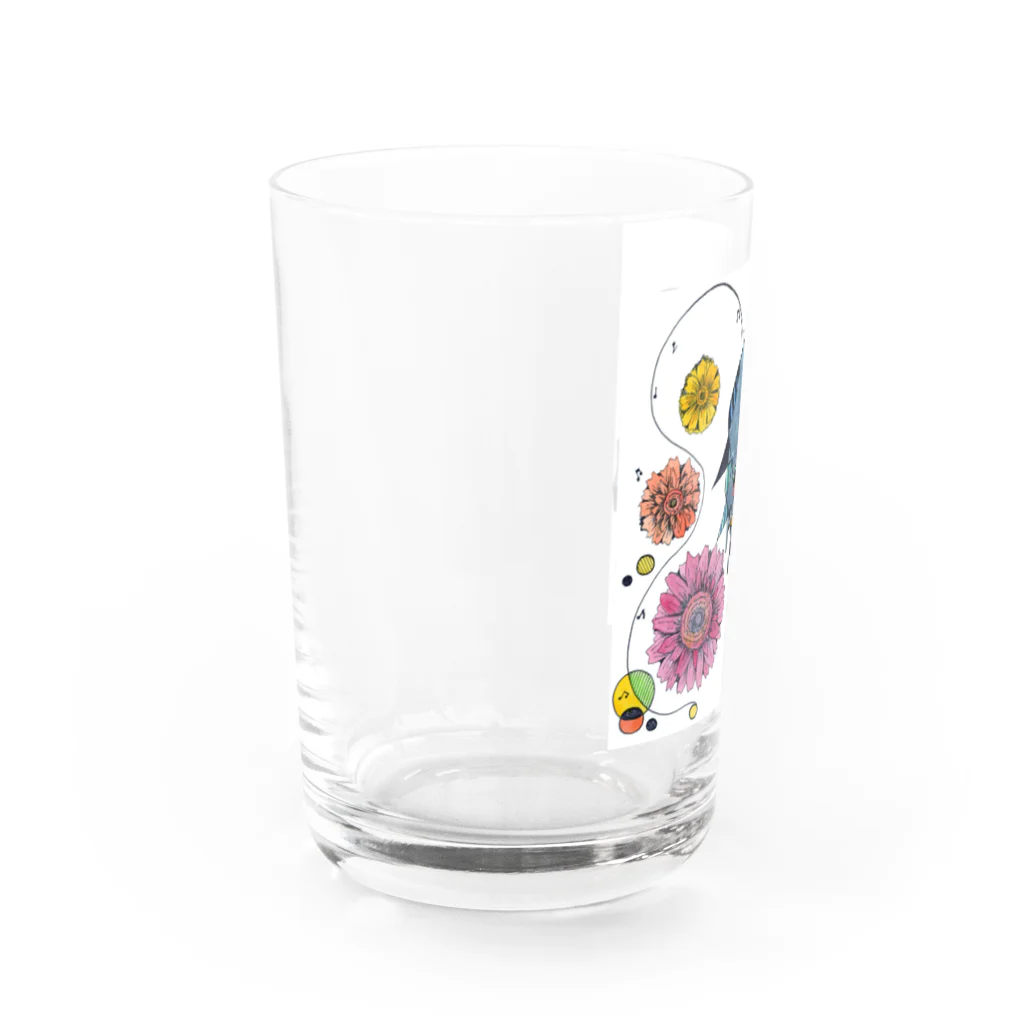 Sound Shop Misayukiのピアノとガーベラ Water Glass :left